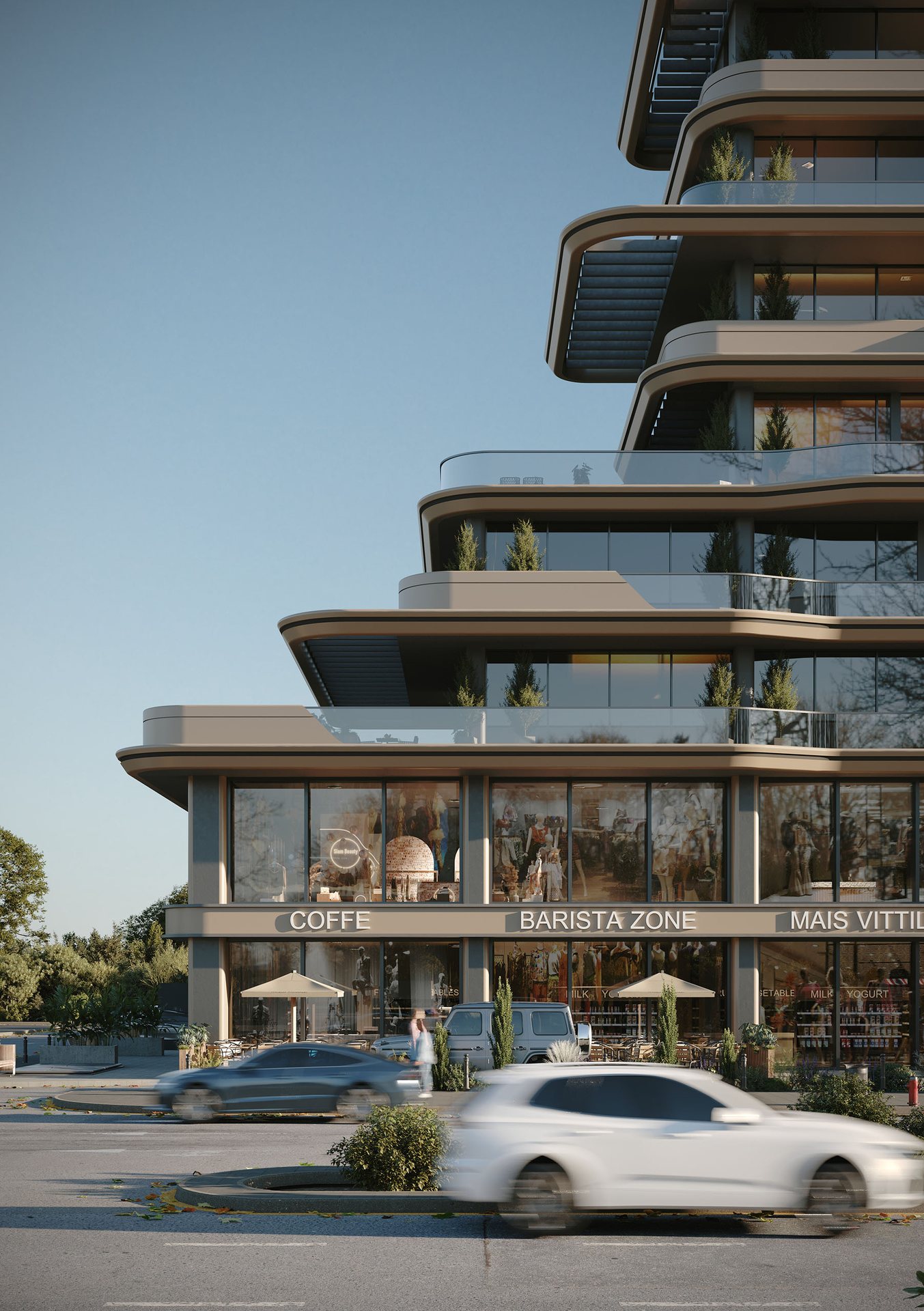 UBB Çakıroğlu Konakları - Dış Mekân Görselleştirme